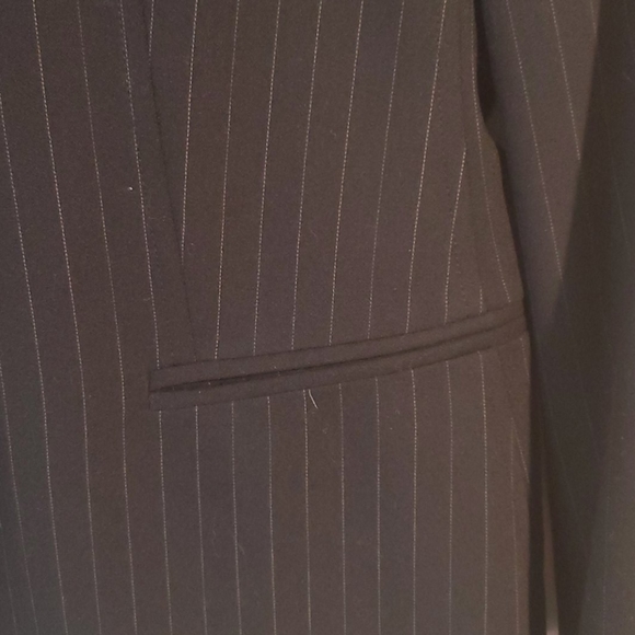 Calvin Klein Pin Stripe Blazer Jacket - size 2 - Picture 6 of 14